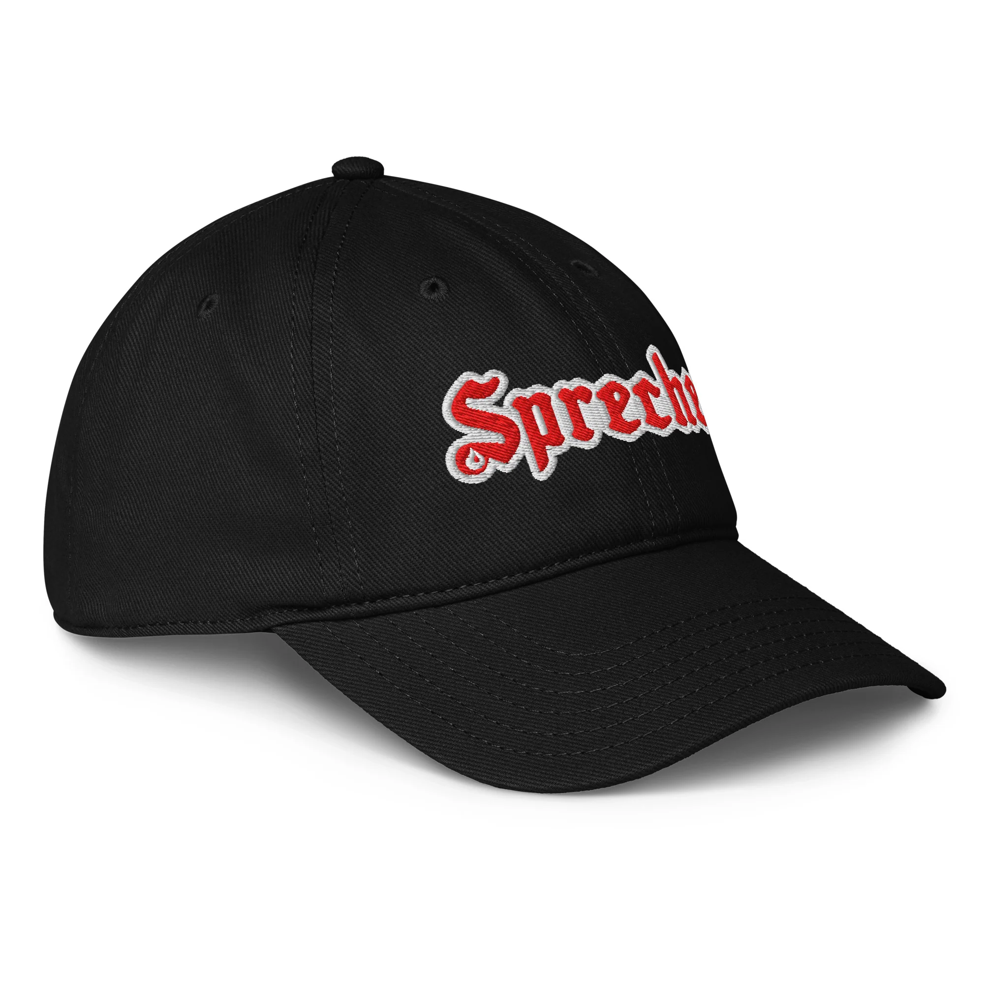Black Low-Profile Baseball Cap - Image 3